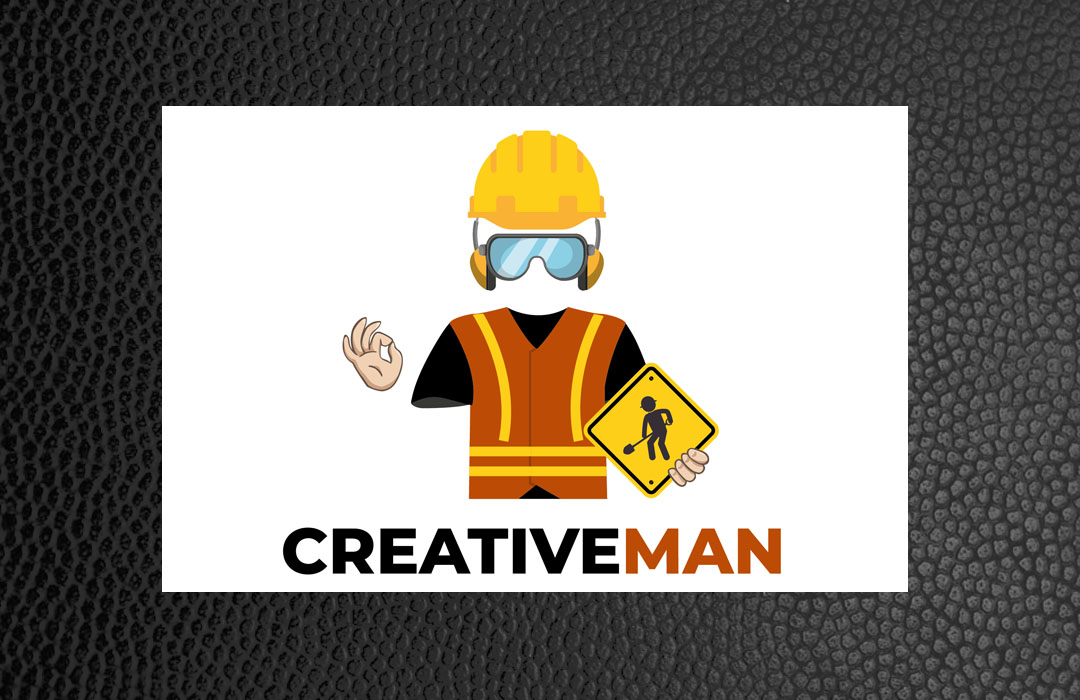 CreativeMan Construction Logo Design